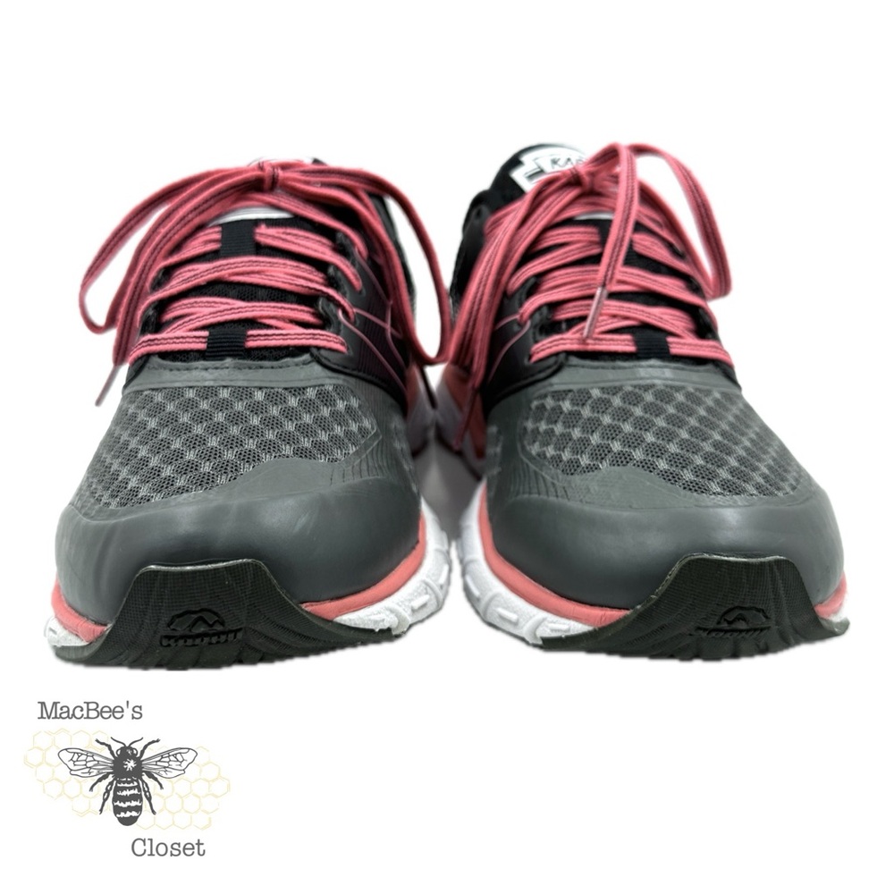 KARHU Fast 7 MRE Womens Running Athletic Shoes Black Gray Coral Size 10.5 - Picture 7 of 16